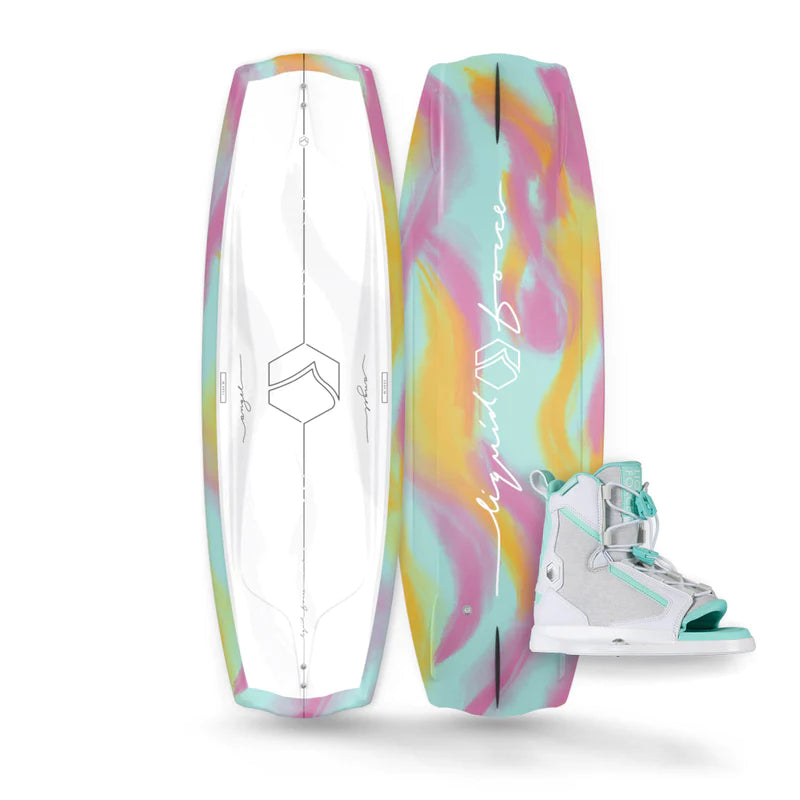 Liquid Force Angel Women's Wakeboard w/ Plush Boots Package