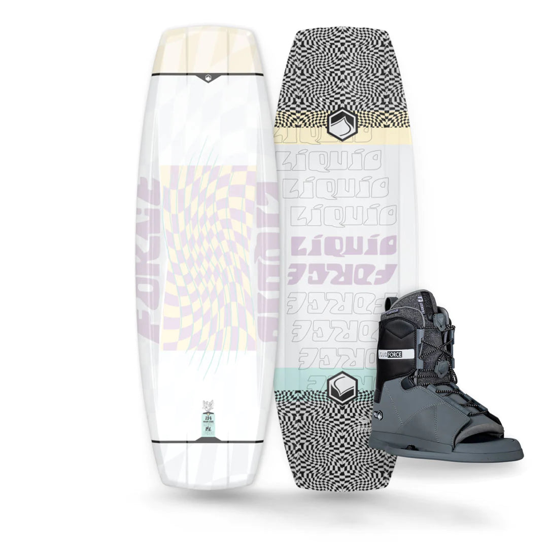Liquid Force M. E. Wakeboard w/ Transit Boots Package