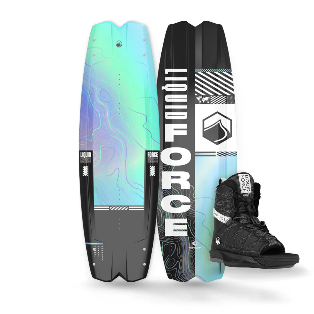 Liquid Force Remedy Wakeboard w/ Classic 6X OT Boots Package