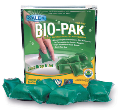 Walex Bio-Pak Holding Tank Deodorizer Alpine Fresh 10-Pak BIO-PPBG | 2024