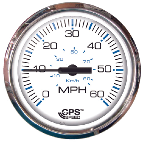Faria Chesapeake S/S White GPS/Speedometer 4" 60mph 33839 | 24