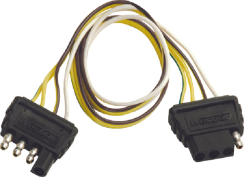 Wesbar Trailer Wire Harness Extension 4-Way 2ft 707254 | 2024