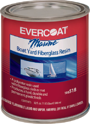 Evercoat Boat Yard Polyester Resin w/Wax Qt 100518 | 24