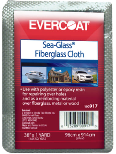 Evercoat Sea-Glass Fiberglass Cloth 38"x1 Yard 100917 | 24