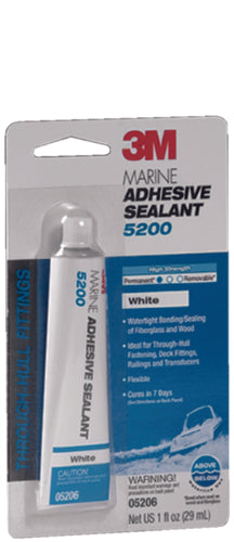 3M 5200 Adhesive/Sealant White 1oz 05206 | 24