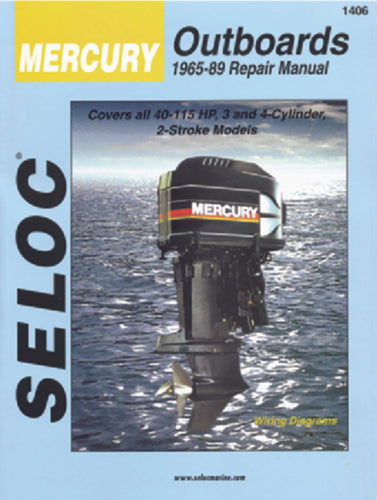 Seloc Manual Mercury O/B 1965-1989 1406 2023