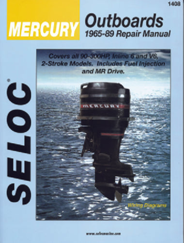 Seloc Manual Mercury O/B 1965-1989 1408 2023