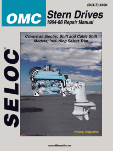 Seloc Manual OMC Stern Drive 1964-1986 3400 | 24