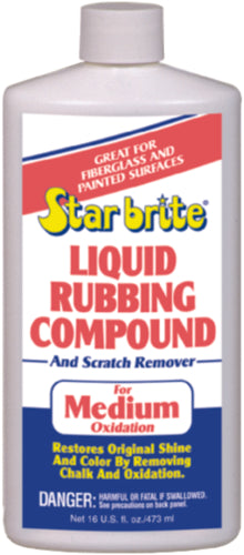 Starbrite Liquid Medium Oxidation Rubbing Compound 16oz 81316 | 24