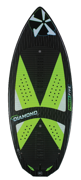 Phase 5 Diamond Turbo Wakesurf Premium Skim Board | 2023