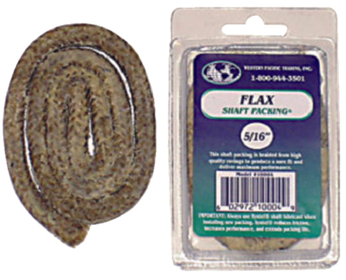 Western Pacific Flax Packing w/PTFE 3/8"x2ft" 10019 | 2024