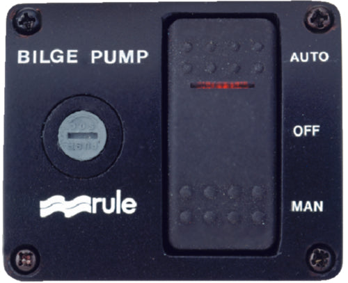 Rule Bilge Pump Lighted Rocker Panel Switch 3-Way 43 | 24
