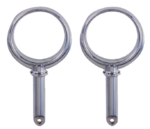 Perko Round Rowlock Horns 1/2" Zinc Pr 1267-DP0-ZNC | 24