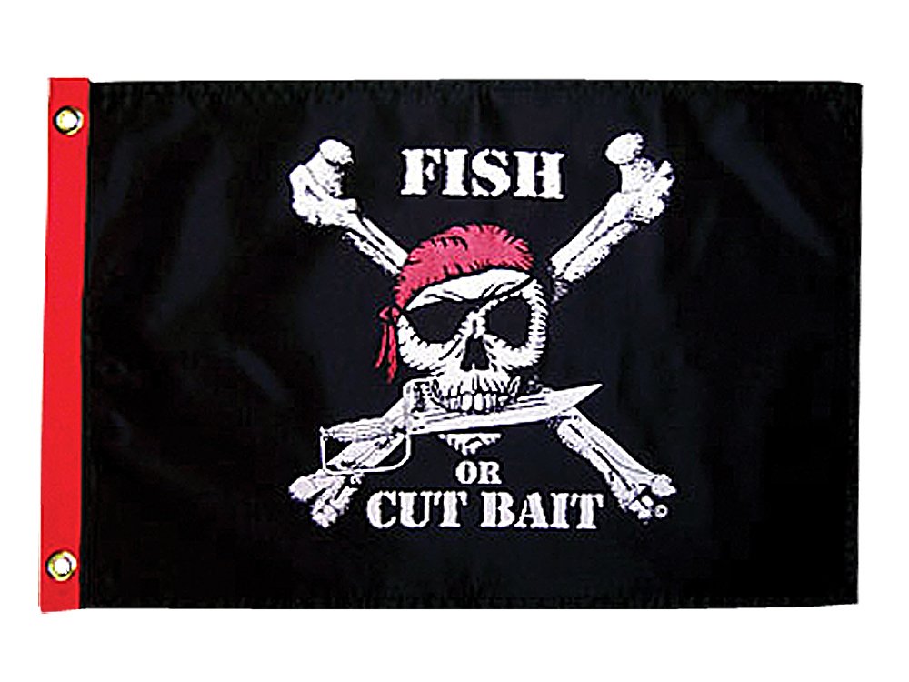 Taylor Fish or Cut Bait Flag 12"x18" Nylon 1806 | 24