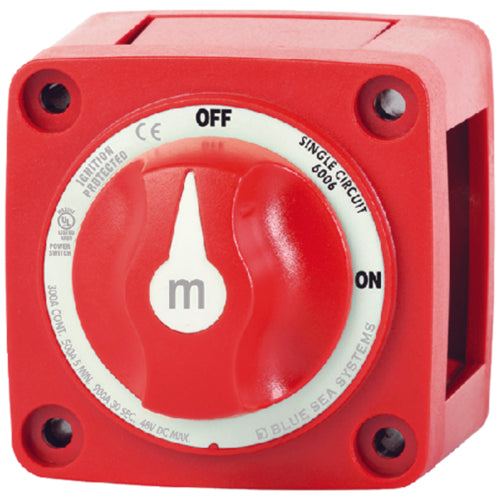 Blue Sea M-Series Mini Battery Switch On/Off 6006 | 24