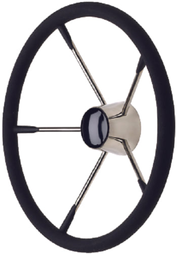 Seachoice Destroyer Steering Wheel w/Foam Grip 15" S/S 50-28581 | 2024