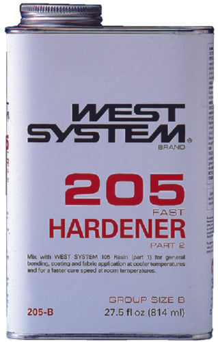 West System Fast Epoxy Hardener Only Qt 205-B | 2024