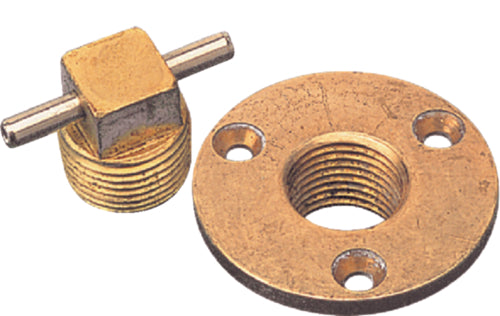 Seadog Bilge Drain Plug w/T-Handle Complete Brass 1/2" 520042-1 | 2024