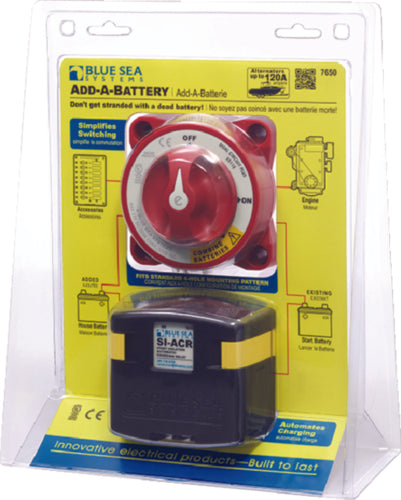 Blue Sea Battery Dual Circuit Plus Battery Switch 7650 | 24