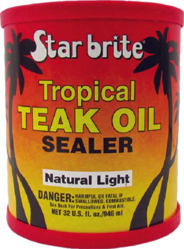 Starbrite Tropical Teak Sealer Light 16oz 87916