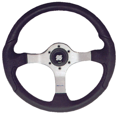 U-Flex Steering Wheel Nisida Polished Finish w/Black Grip NISIDABP | 2023
