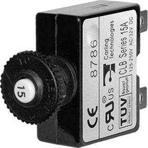 Blue Sea Push Button Reset-Only Circuit Breaker 15amp 7056 | 24