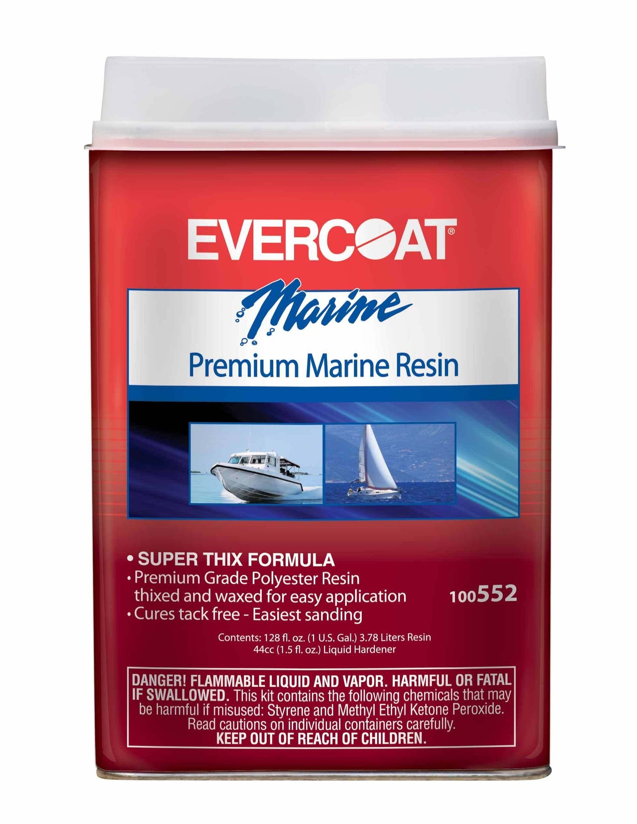 Evercoat Premium Marine Resin w/Wax Pt 100554 | 24