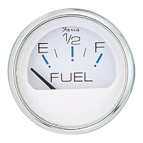 Faria Chesapeake White S/S Fuel Level 2" (E-1/2-F) 13801 | 24