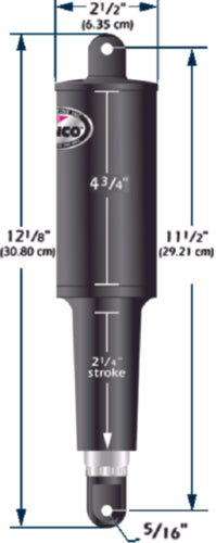Lenco Trim Tab Actuator 12-1/8" 101 Std 15054001 | 24