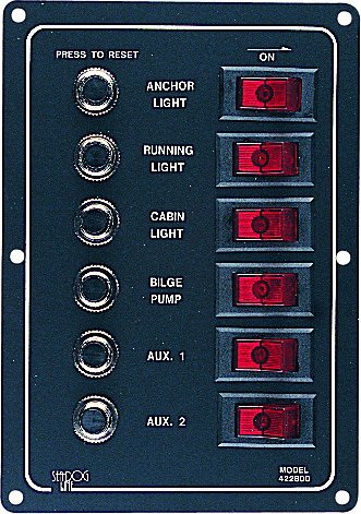 Seadog Breaker Panel 6 Switch 422800-1 | 2024