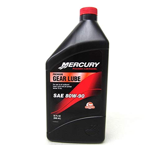 mercury quicksilver high performance gear lube Mercury 858058K01 80W90 Premium Gear Lube