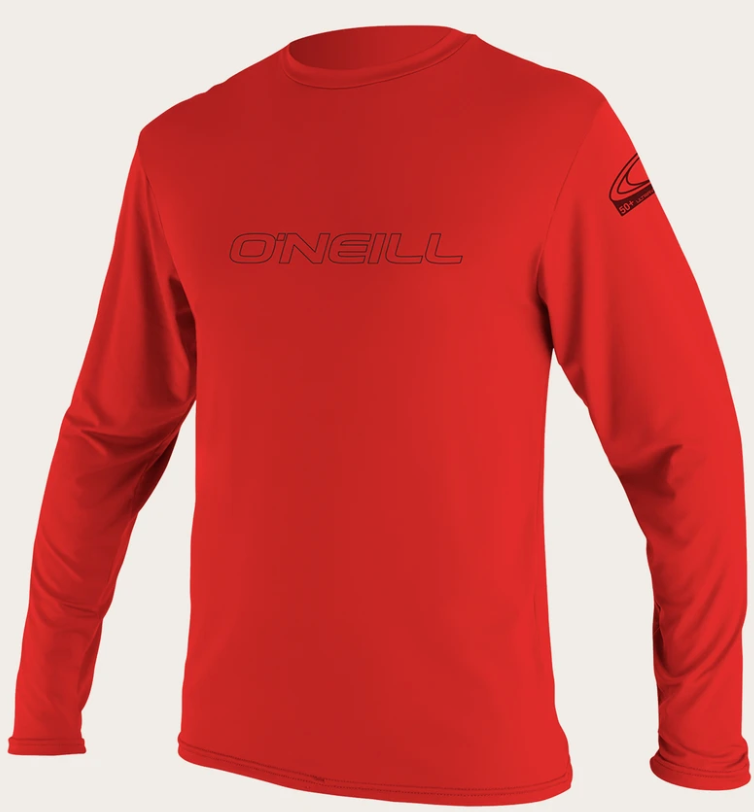 O'neill Basic UPF 50+ L/S Sun Shirt Red | 2020