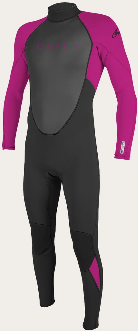 O'neill Youth Reactor 2mm BZ Spring Wetsuit BLK/BERRY