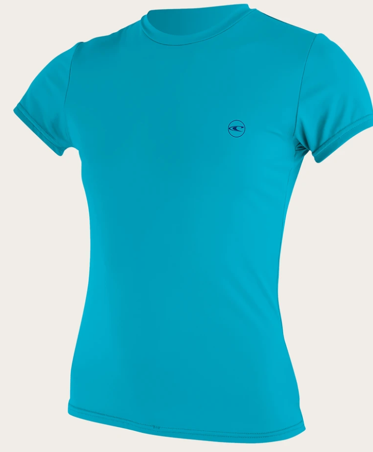 O'neill Women's Basic Skins UPF 30+ S/S Sun Shirt TURQ. | 2020