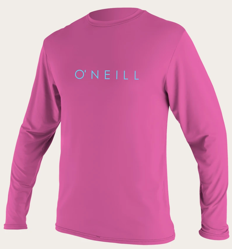 O'neill Youth Basic UPF 30+ L/S Sun Shirt FOX PINK | 2020