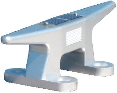 Dock Edge Solar Rechargeable Dock Cleat 10" Aluminum w/Battery 96-288-F | 24