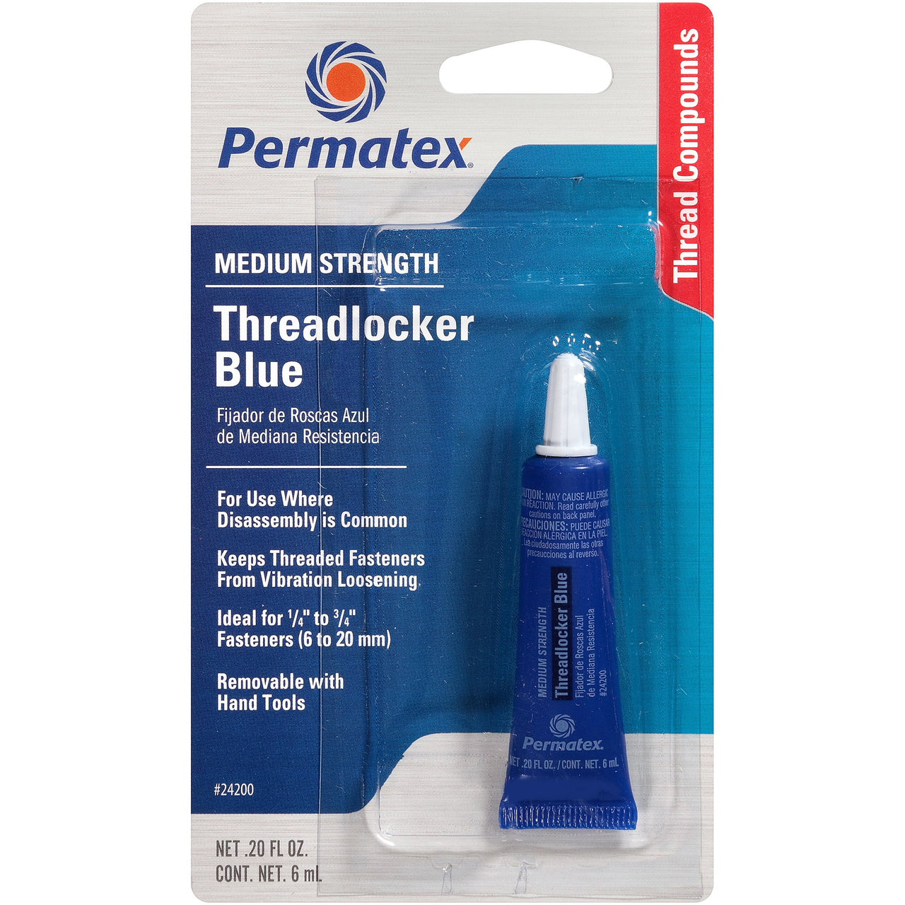 Permatex Threadlocker BLUE 6ml 24200 | 24