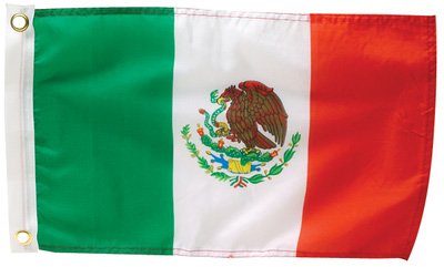 Seachoice Mexico Flag 12"x18" Nylon 50-78271 | 2024