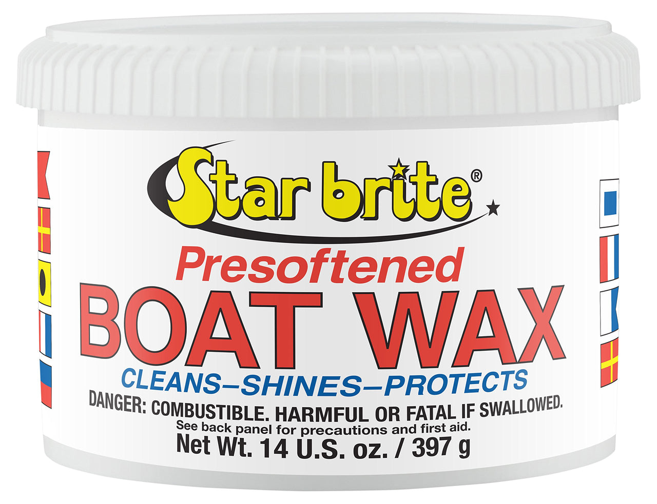 Starbrite Boat Wax Pre-Softened 14oz 82314 | 24