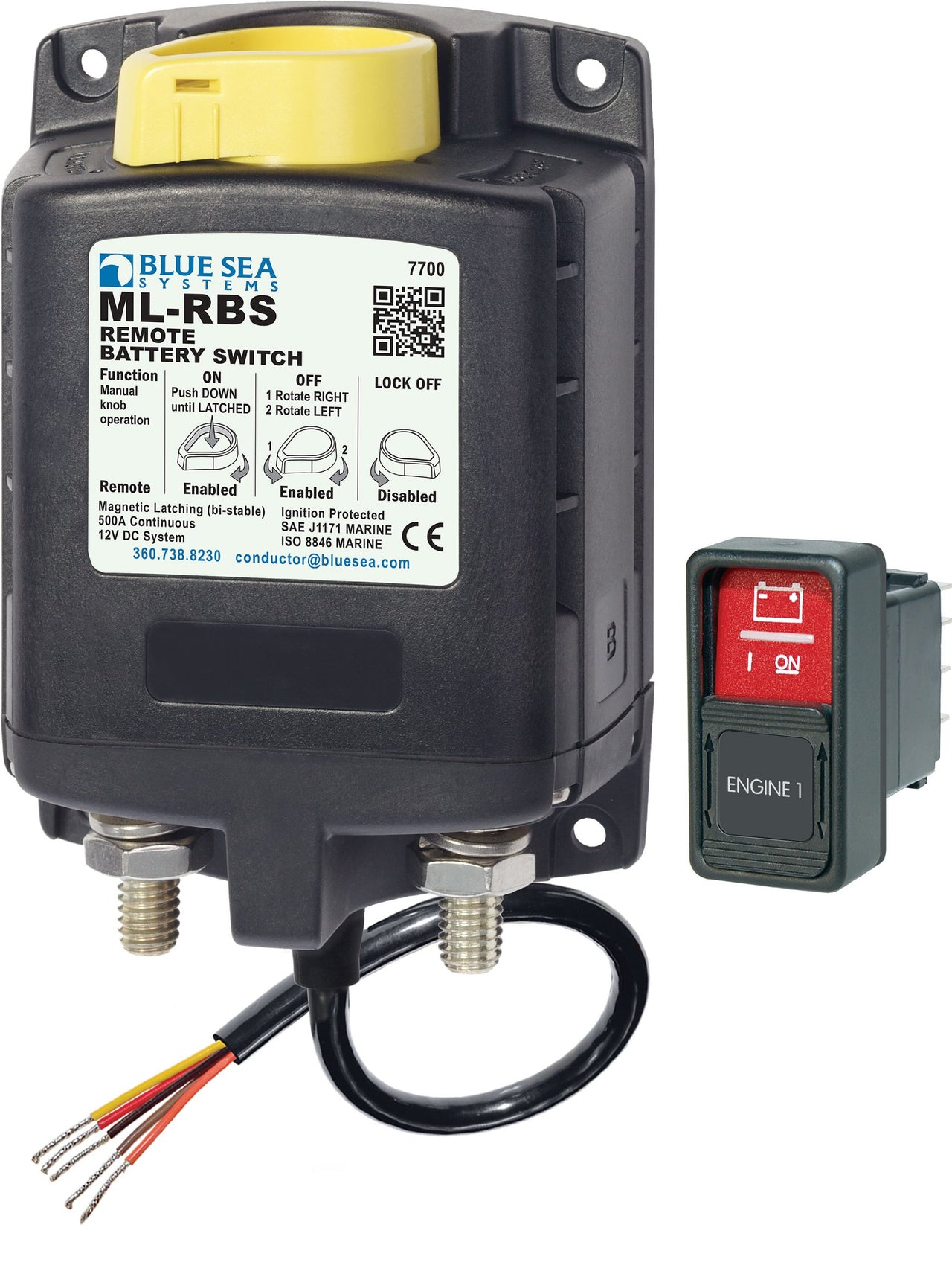 Blue Sea Remote Battery Switch ML-Series 7700 | 24