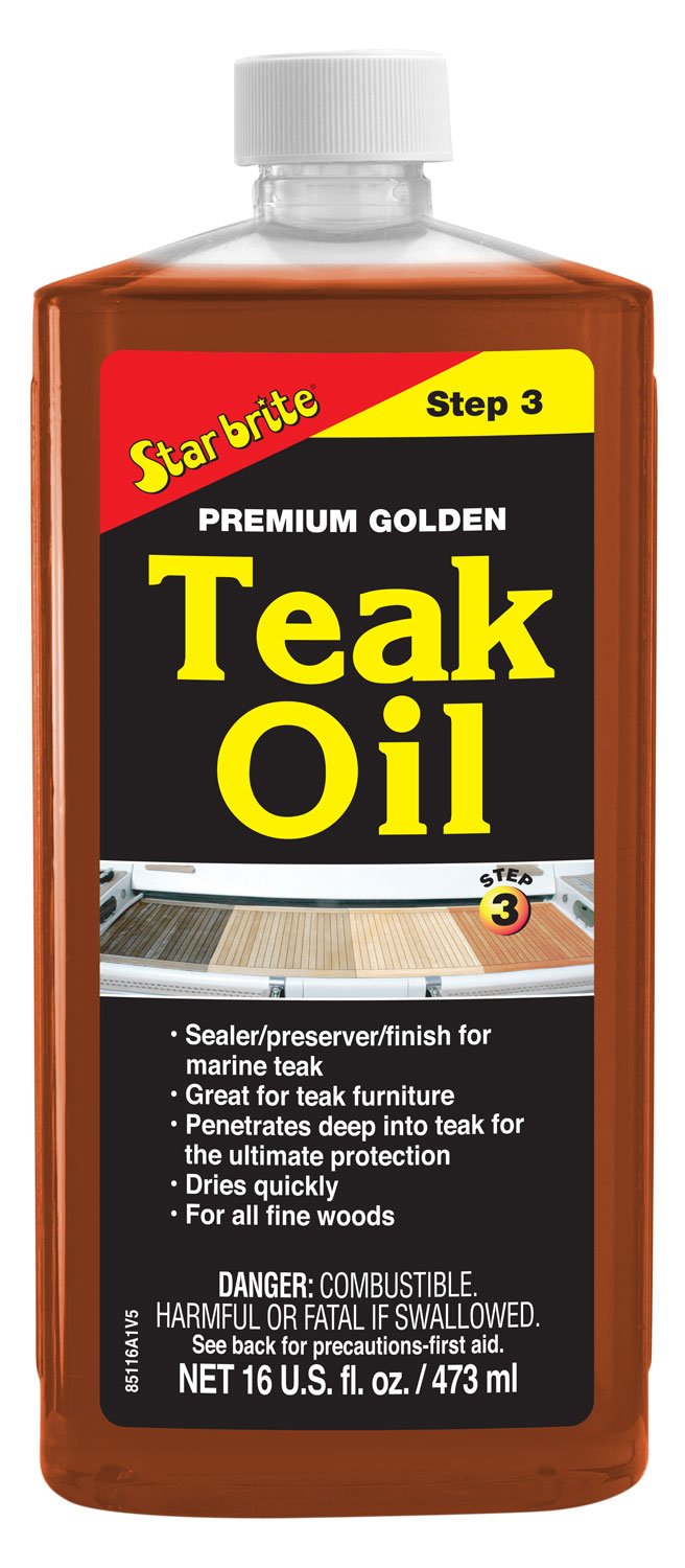 Starbrite Premium Golden Teak Oil 16oz 85116