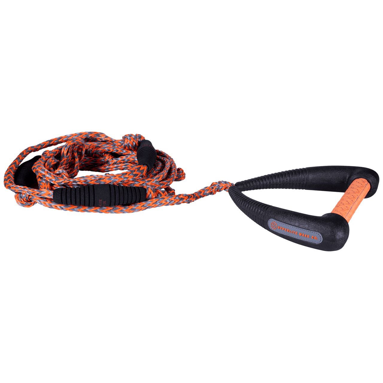 Hyperlite 25' Pro Surf Rope w/ Handle - Black/Orange