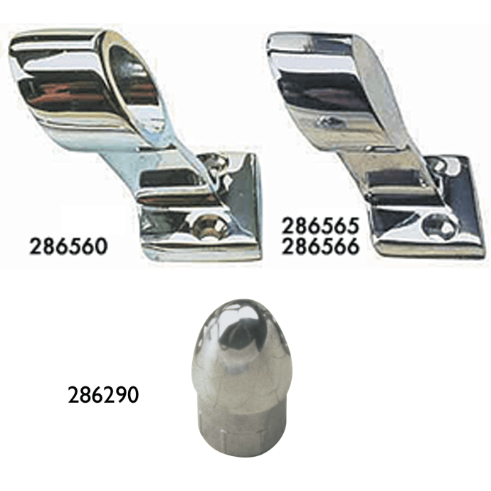 Seadog Rail Fitting Bullet End Plug 7/8" Chrome 286290-1 | 2024
