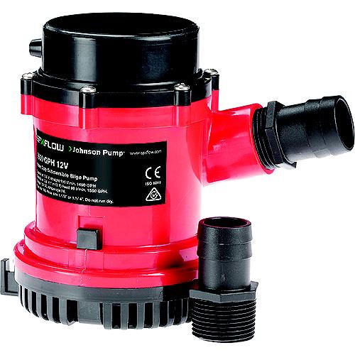 thumbnail image 2 of Johnson Pumps 48903 1000 GPH Aerator & Livewell Pump - 12V Marine Pump 2 of 10