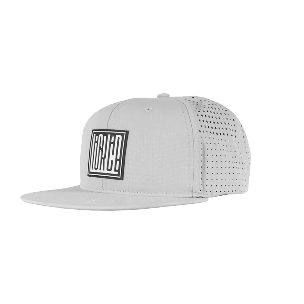 Liquid Force Illusion 6 Panel Light Grey Perf Snapback