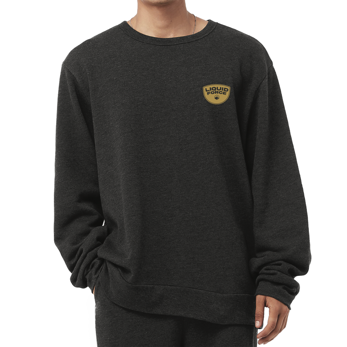 Liquid Force Lounge Crew | Dark Heather Gray