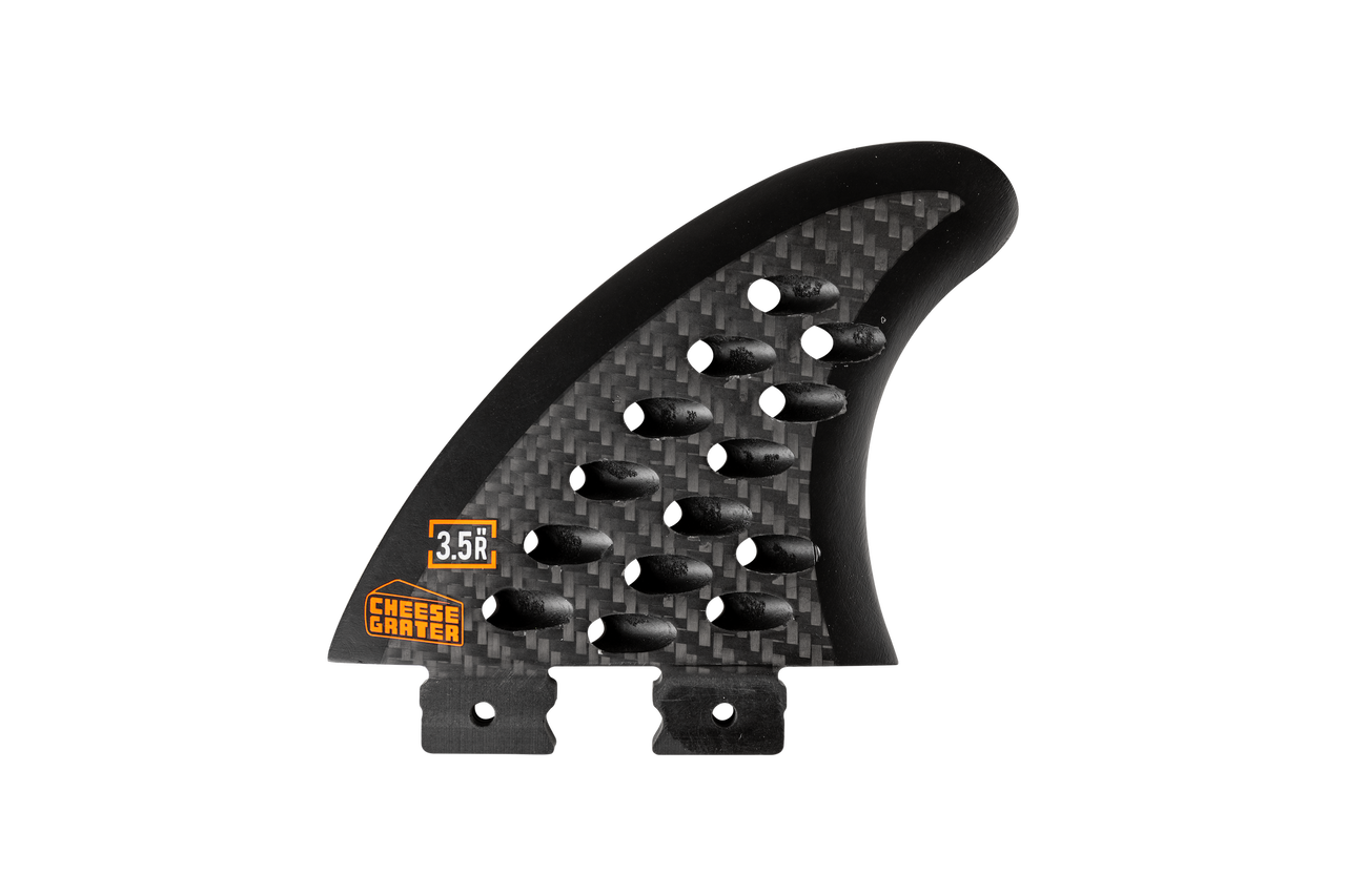 Ronix Button Cheese Grater | 3.5in Carbon Surf Fin | Pre-Order