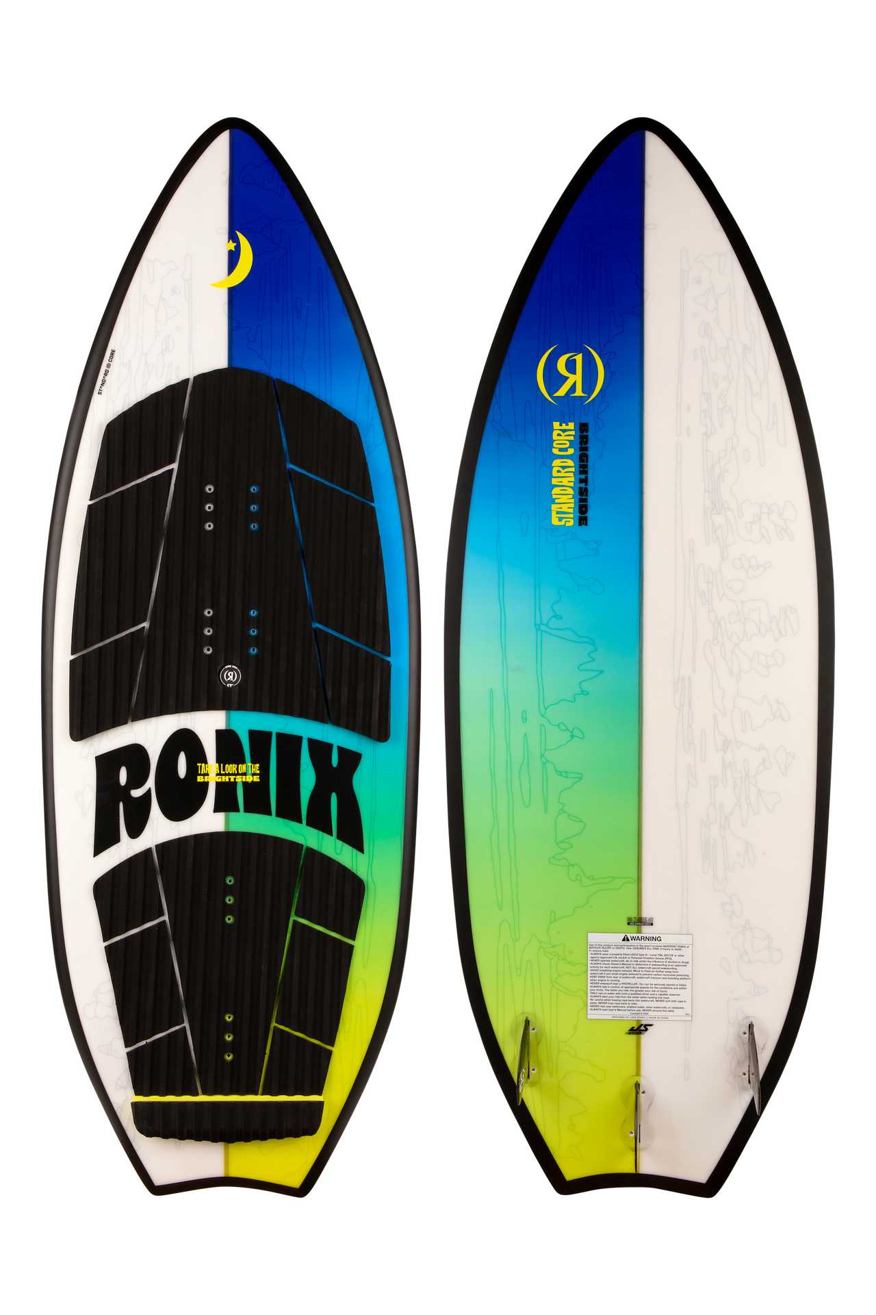 Ronix Standard Core Brightside w/ Straps Wakesurf Board | Pre-Order