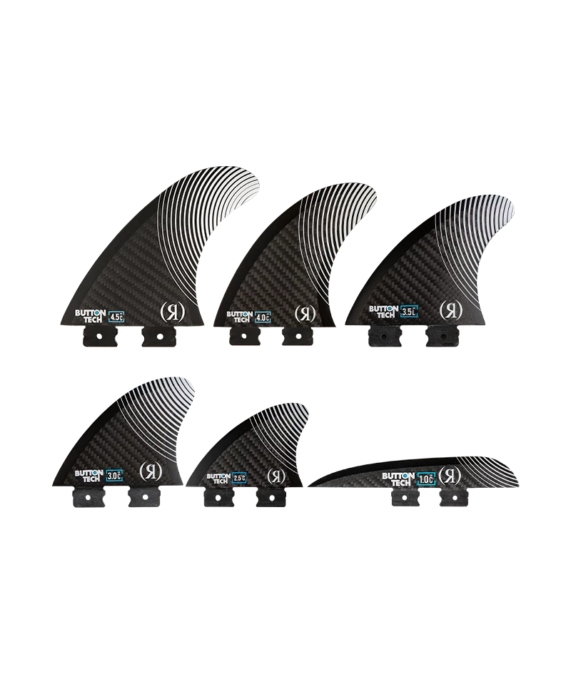Ronix Blueprint Carbon Surf Fin | Floating Button | Center