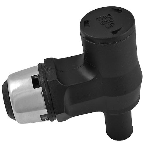 Attwood P-Trap Fuel Tank Vent 90deg w/S/S Cover 66419-3 | S2